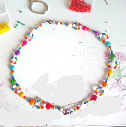 Rainbow Necklace: