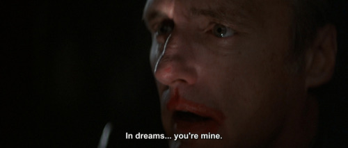 inthedarktrees:  In dreams.  Dennis Hopper & Kyle MacLachlan | David Lynch | Blue Velvet  