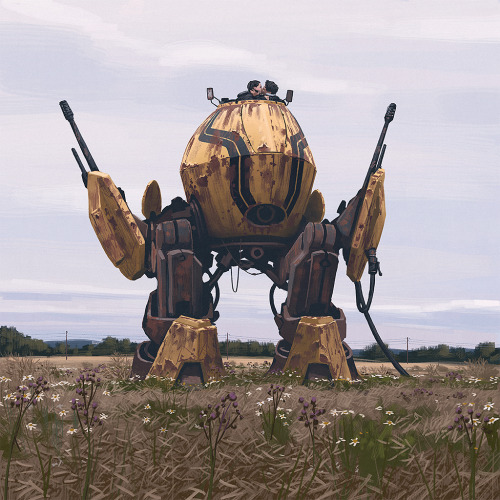 “Summer Love” by Simon Stålenhag