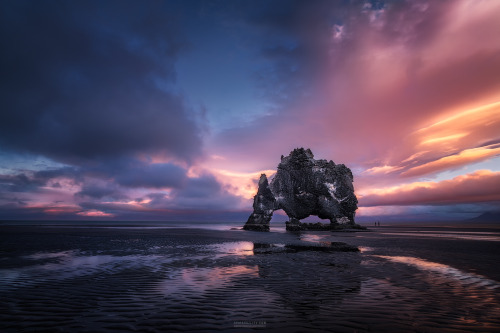 The Troll by Simeon PatarozlievThe troll called Hvitserkur. One quite often photographed rock on the