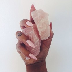 Thehoodwitch:  Rose Quartza Heart Opening Mantra For Use With Rose Quartz: “Am