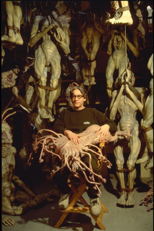 fuckyeahdirectors: David Cronenberg on the set of Naked Lunch.