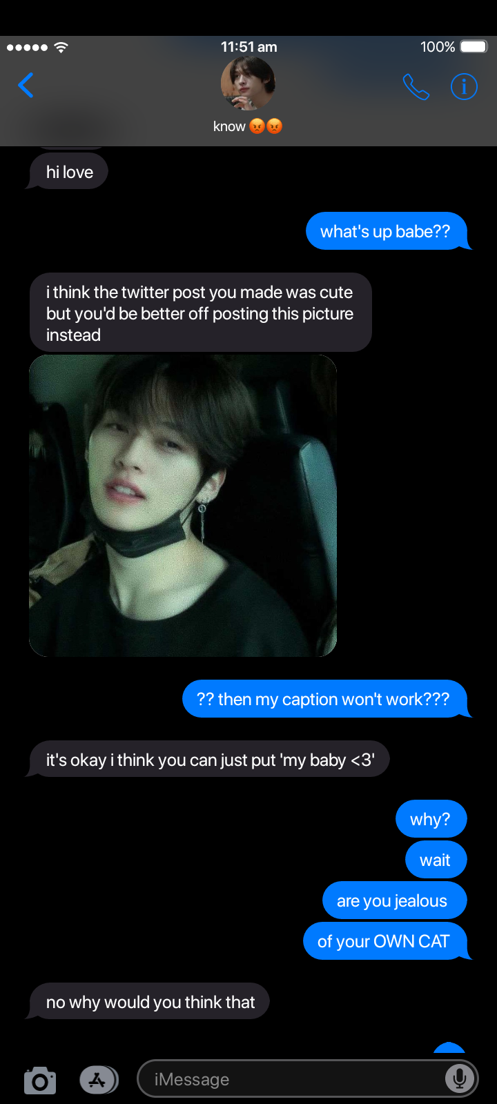 * Random Bf Texts; Skz! Lee Know