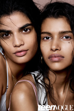 telojuropordior:  jayseanfanclub:  pooja mor &amp; bhumika arora for teen vogue by daniel jackson  my babies!!! 