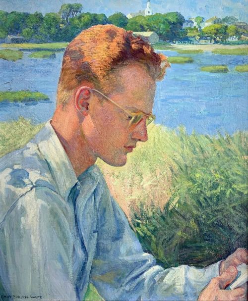 beyond-the-pale:  Emily Waite (1887-1980) Portrait of a Young Man, WellfleetBakker Gallery, Provincetown