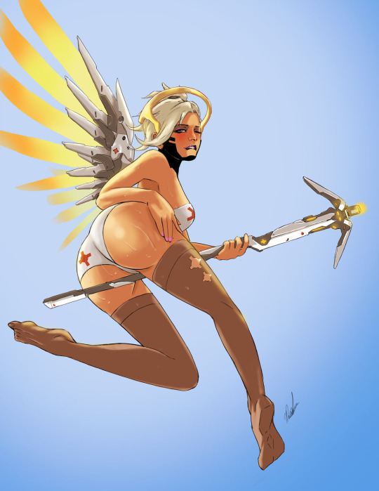 healslutandhentailover:  Mercy   Creds to the Artist