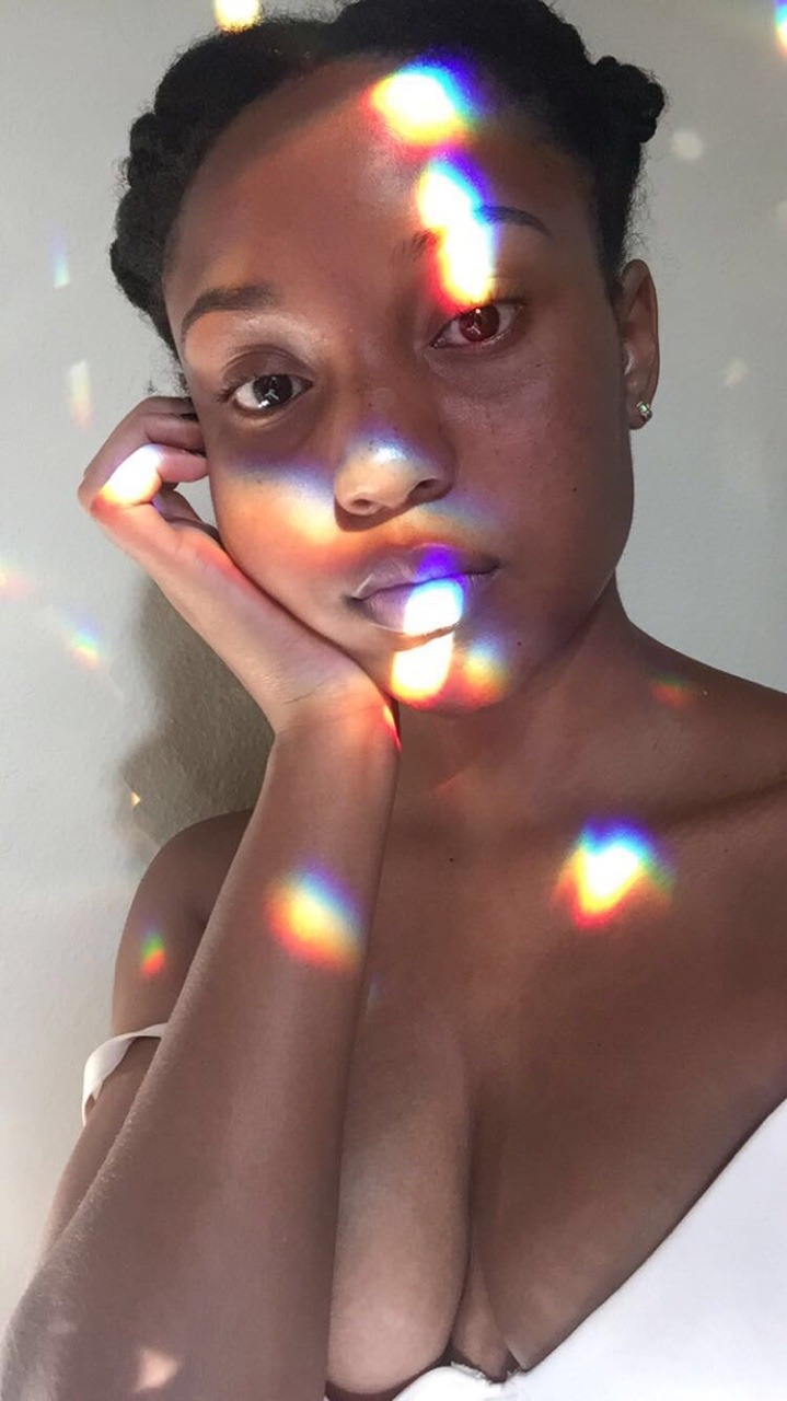 thesda:  when you literally actually glow like literally forreal like a prism or