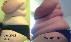 from-thin-to-fat:  Jan 2012 to March 2013 Almost 50 lbs in a little over a year. 