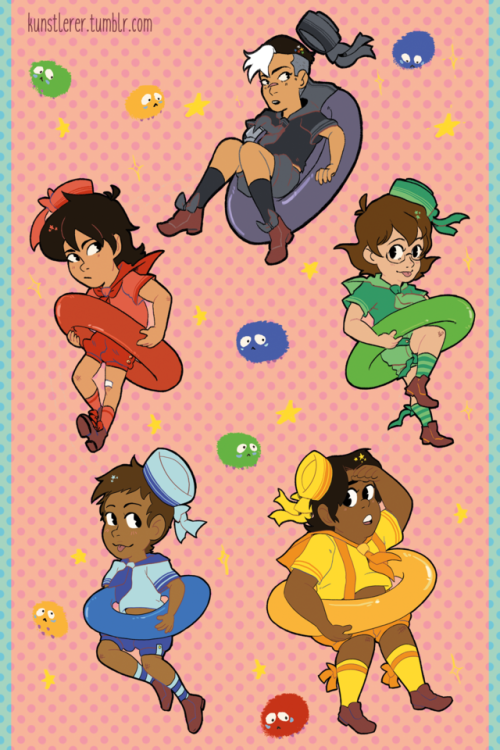 here are some sticker sheets (i’m hoping) i’ll have for Otakon next month!! 