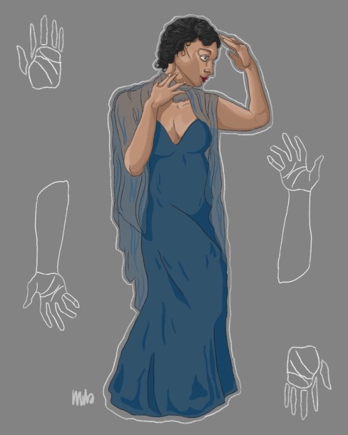 Ethereal Woman Blue