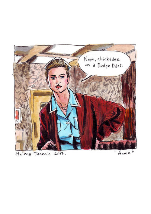 helenajanecic:I’m a big fan of Twin Peaks, and some time ago I decided to make a series of ill