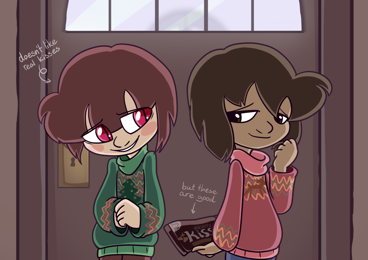chrisnpics:thesketcherlass:Headcanon: Frisk spends the entirety of December camping