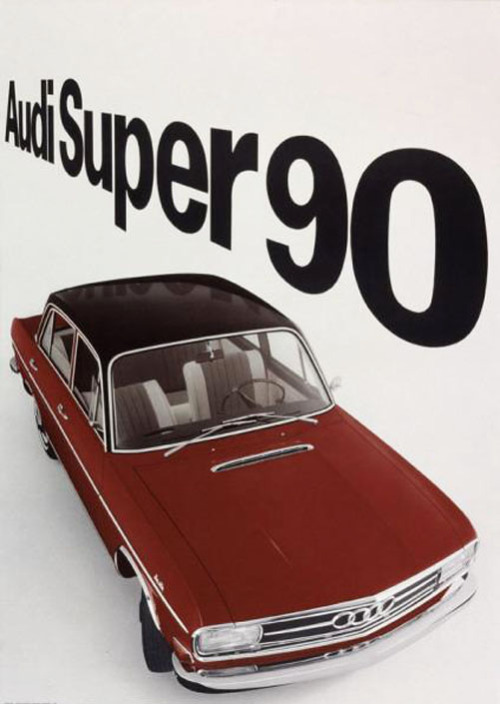 GGK, poster series for Audi, 1965. Audi AG, Germany. Via eMuseum