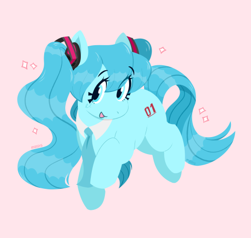 mossys:pony miku!! ✨💫