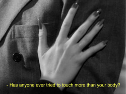 “Touch me as I touch you” she purred. “On so many levels.”