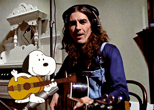 GEORGE HARRISON + SNOOPY + Bonus