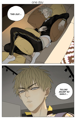 Old Xian update of [19 Days] “going home”, translated by Yaoi-BLCD.Previously, 1-54 with art/ /55/ /56/ /57/ /58/ /59/ /60/ /61/ /62/ /63/ /64/ /65/ /66/ /67/ /68, 69/ /70/ /71/ /72/ /73/ / 74/ /75, 76/ /77/ /78/ /79/ /80/ /81/ /82/ /83/ /84/ /85/