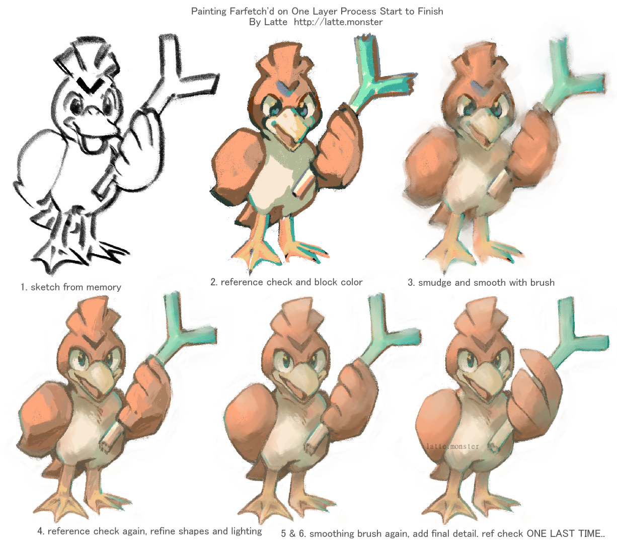 Farfetch'd official artwork gallery