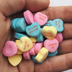 adamjk:  Internet Conversation Hearts — ū in my Gift Shop