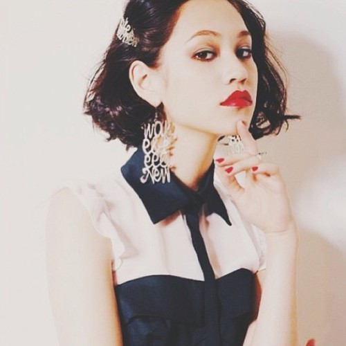 #kiko#kikomizuhara#希子#model#asian#beauty#fashion#vintage#shorthair#hairstyle#beautiful#cute