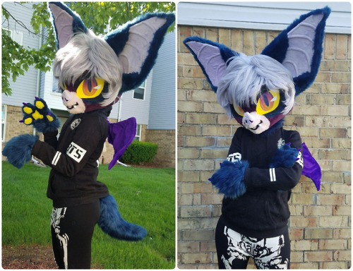softraylo: king-hime: KingHime and @asphyyyy collab on a kemono style bat partial suit! [ CLICK HERE