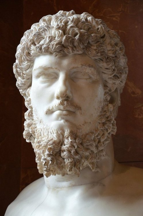 arjuna-vallabha:A bust of the co-emperor Lucius Verus