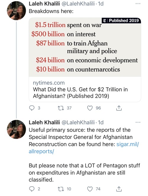 80-90 Percent Of The Money Spent By The U.S. In Afghanistan Found Its Way Back To The U.S. Via Contracts