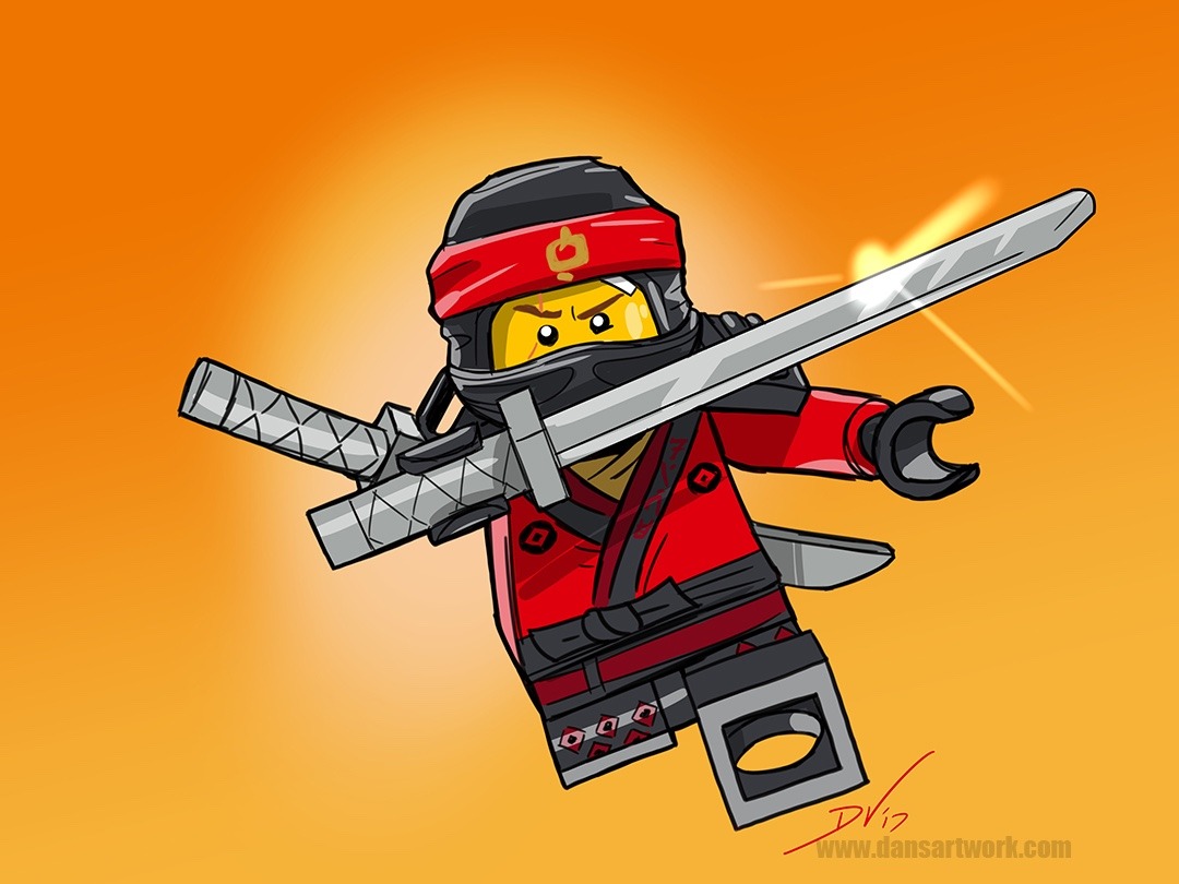 ninjago kai drawing