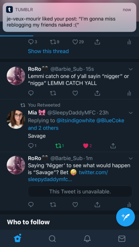 krystal-gem: espikvlt:   petitequeen:  barbiesub:   barbiesub:   barbiesub:  Y’all homegirl sadbaffoon or whatever supports racist. I’m not big on call out posts but I just had to get that off my chest.           THIS is who y’all have at the top