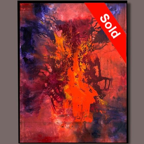 Sold Acrylic Painting on Canvas 80x120cm DM for purchase #art #arte #abstract #abstraction #abstrait