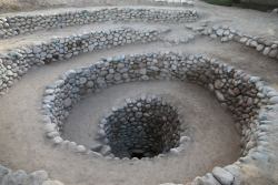 earthstory:  Water in the Nazca  2,000 years ago, the Nazca civilization developed an expansive system of underground aqueducts to help irrigate the arid lands of Peru. Their wide distribution and positions near settlements suggest they were part of a