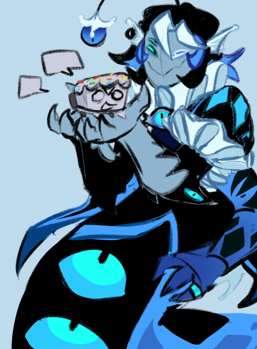 I Saw Shandzii Make A Shadow Milk Cookie/Sebastian Hybrid And I Am So Sorry I Had To Draw It.