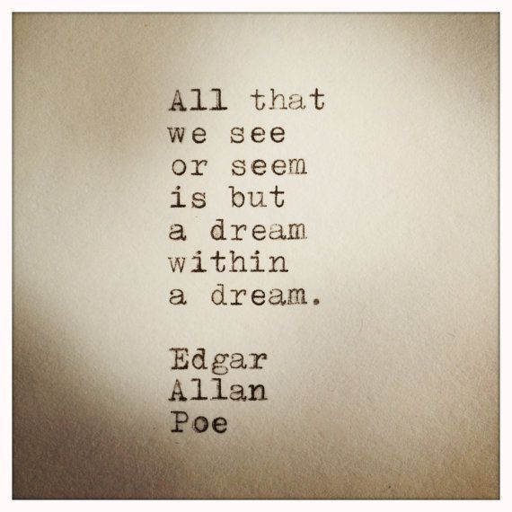 vintageanchorbooks:  “A Dream Within A Dream” by Edgar Allan PoeTake this kiss