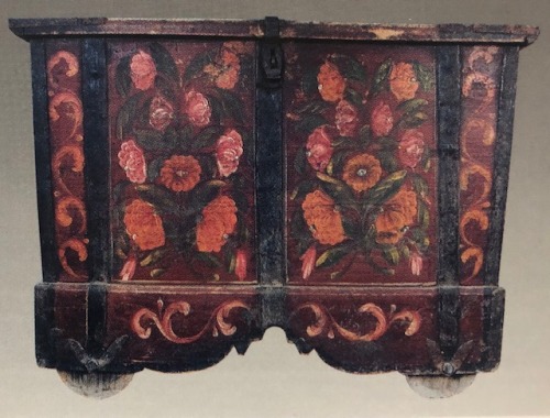 vintage-ukraine:Traditional Ukrainian painted chests “Skrynya”XIX - early XX century