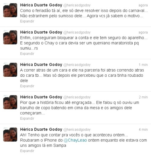 Tudo penso, nada falo.