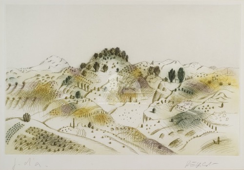 Tullio Pericoli, Paesaggio, 2000