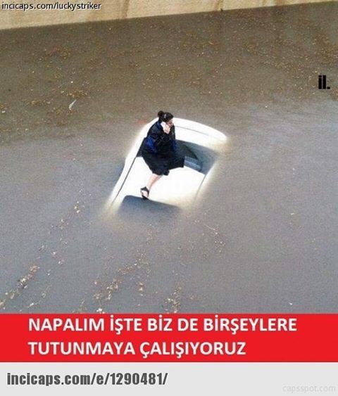 Napalım işte bizde...