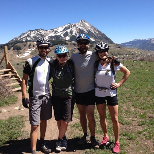 gimmearaise: Great ride with #friends! #crestedbutte #mtb #fun