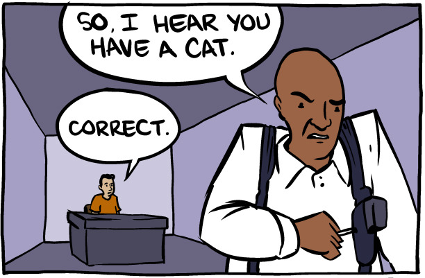 mustangsally78:  pleatedjeans:  smbc comics  WHAT KIND OF CAT DO YOU HAVE?SHE’S