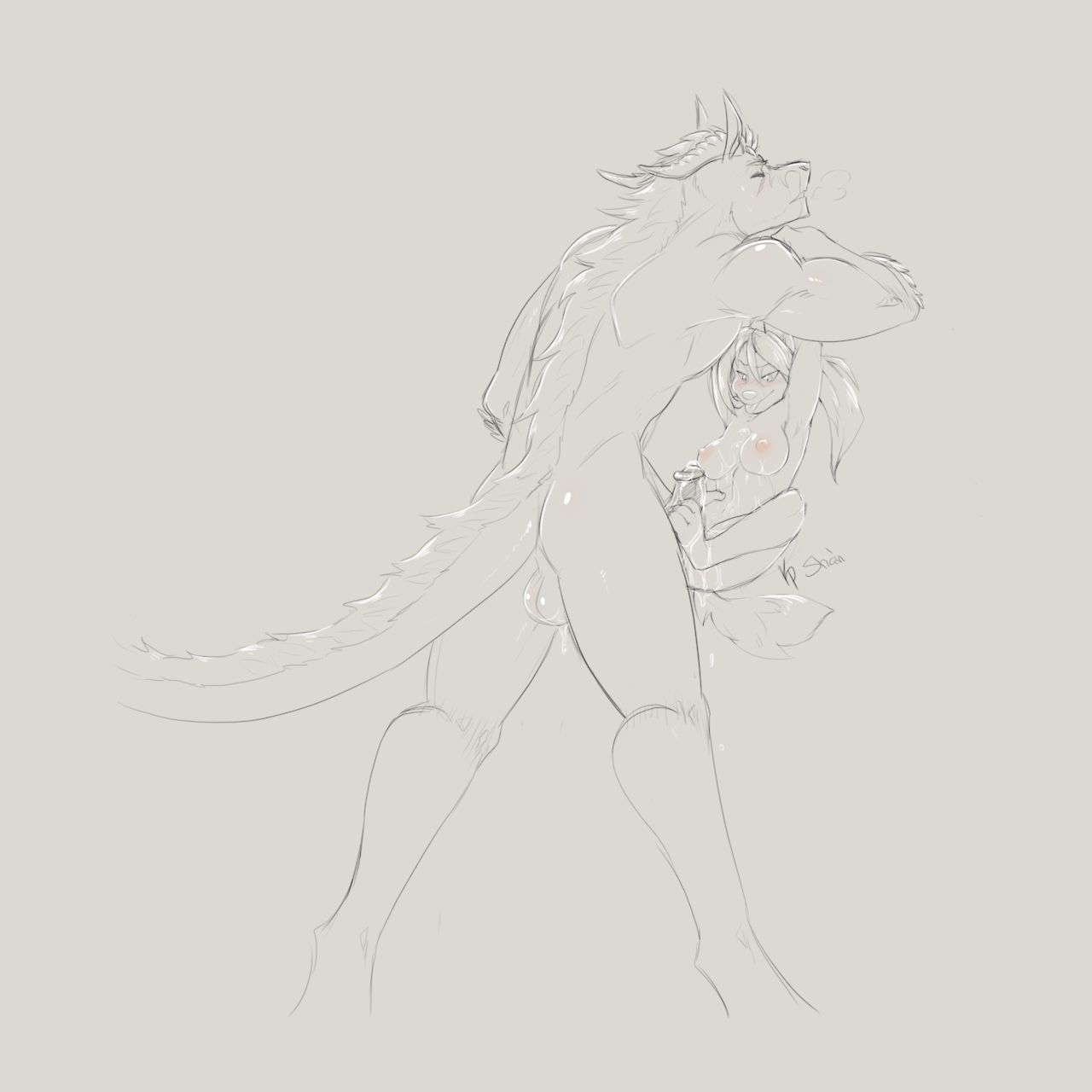 Third set of collab commissions all drawn with Yogoat using DrawpileSometimes we’ll