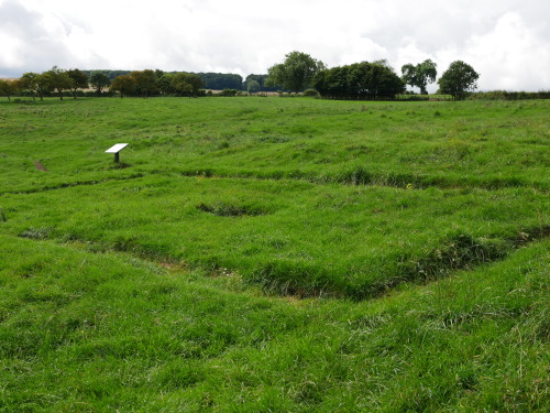 Wharram Percy deserted Medieval village in Yorkshire, 4.9.16. This village was occupied until as lat