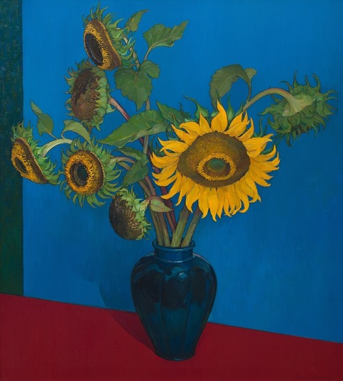 thunderstruck9 - Criss Canning (Australian, b. 1947), Sunflowers,...