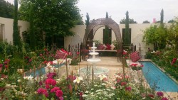 Show garden at the Hampton Court Palace flower