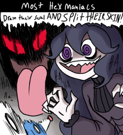 atduskart: I would be the worst Hex maniac, but I would have the cutest spooks around god damn it 