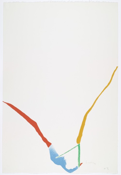 Untitled from What Red Lines Can Do, Helen Frankenthaler, 1970, MoMA: Drawings and PrintsSize: compo