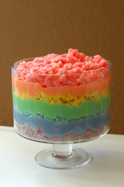 everybody-loves-to-eat:  Rainbow Trifle by hrw worcester on Flickr. 