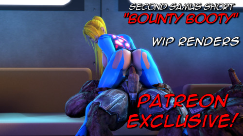 lordaardvarksfm:  Second Samus Short - “Bounty Booty” - WIP Renders available on Patreon Hey everyone! So I just posted fourteen 1080p stills from the upcoming Samus short, Bounty Booty, under the “WIP Stills” reward over on my Patreon. If you’re