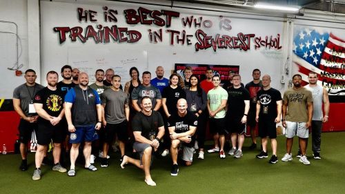 FIRST GRADE CLASS PHOTO with @defrancosgym & LOST SECRETS OF STRENGTH II Seminar. Joe and I held