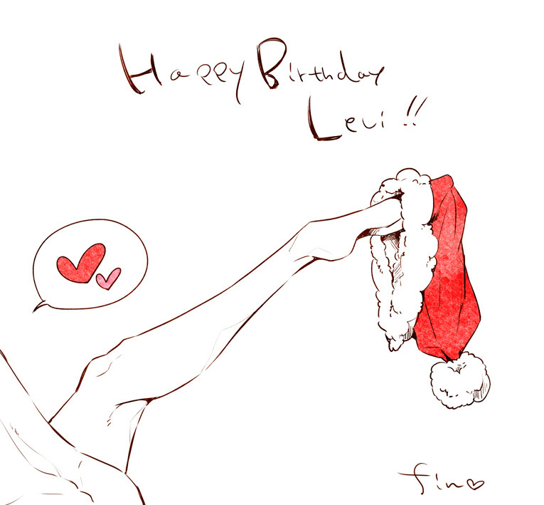 cecil-lulu:  Merry Christmas &amp; Happy Birthday to Heichou!  artist みくも