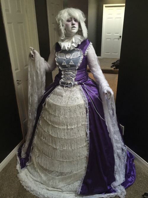 Here&rsquo;s my queen toriel ballgown I made for Halloween I worked a whole month on this dress,